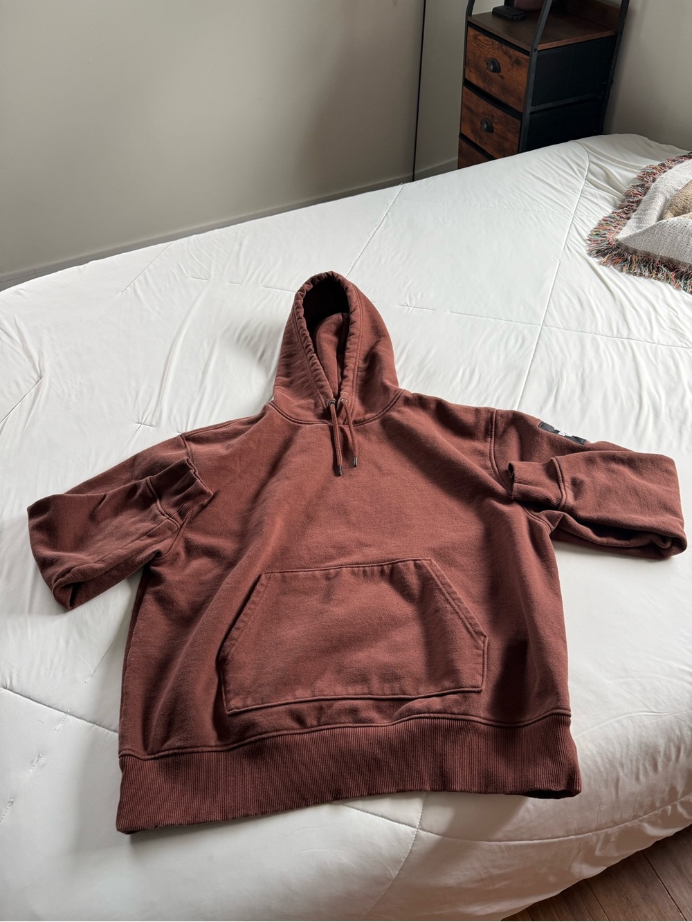 The North Face Rust Brown Hoodie Sweatshirt